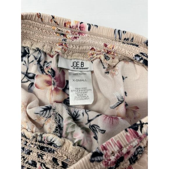 Joe B by Joe Benbasset Flowered Shorts 100% Rayon Size XSmall Pre-Owned - Picture 7 of 8